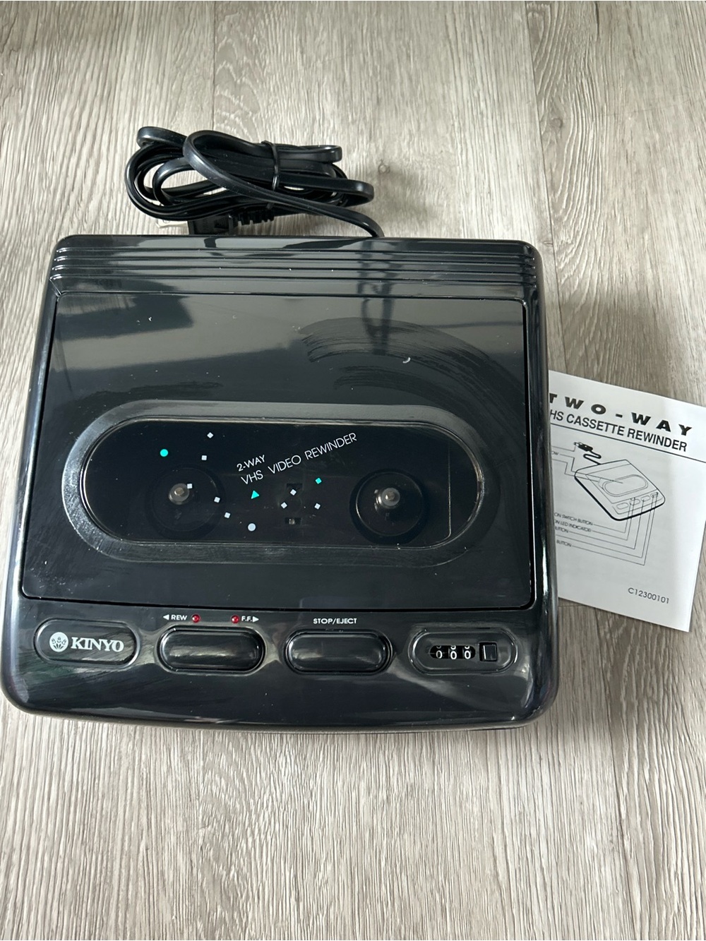 Kinyo VHS Rewinder Fast Forward 2-Way Tape Counter VCR